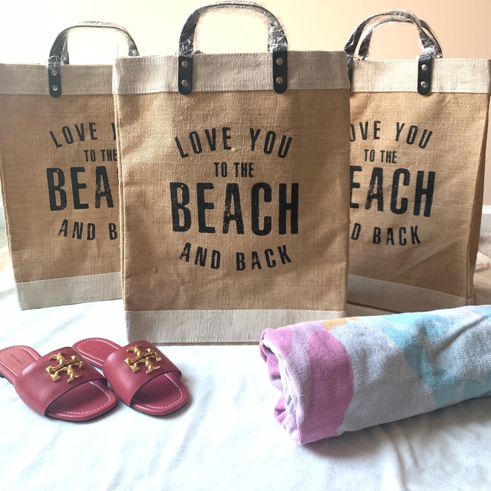 Santa Barbara Design Studio beach market tote